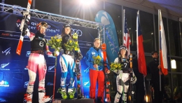 Vítězná Martina Dubovská na Audi Winter Games