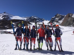 Juniorští reprezentanti na soustředění na Pitztalu