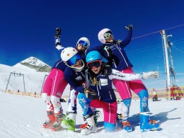 Reprezentační soustředění žen na Hintertuxu