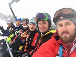 Tým WRA, vlevo servisman Svaťa Kovář a Kryštof krýzl