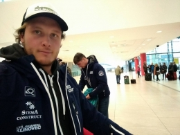 Na letišti s Ondřejem Berndtem