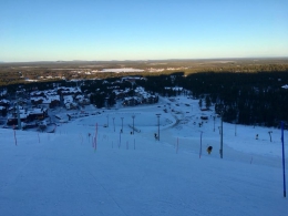 Tréninková pista v Levi