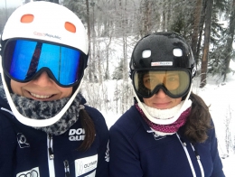 Martina Dubovská a Gábina Capová v Levi