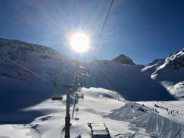 Závodní svah v Soldě