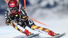 Ester Ledecká v Lake Louise