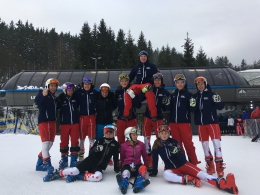 Kompletní obsada soustředěná před MSJ Davos 2018