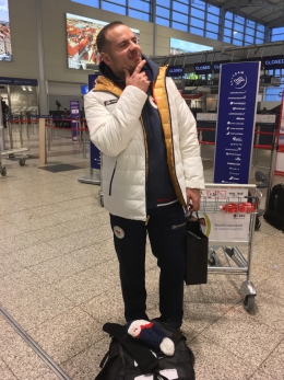 Jan Hudec před odletem