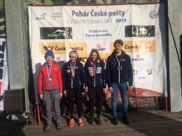 Źákovští mistři ČR v obřím slalomu 2018