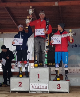 Mistrovství Slovenska SL muži: 1. M. Falát, 2. A. Kotzmann, 3. M. Prieložný