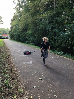 Tereza Kmochová na kondičním soustředění v Nymburku