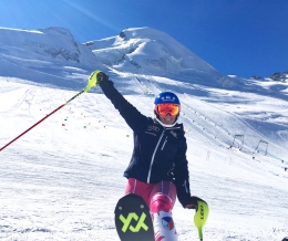 Tereza Kmochová v Saas - Fee