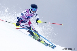 Martina Dubovská v 1. kole slalomu SP v Killingtonu