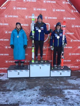 Kateřina Pauláthová na 2. místě ve sjezdu NAC v Lake Louise