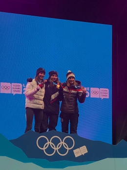 Štěpánka Ptáčková na medailovém ceremoniálu