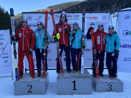 medailisté z MČR dospělých v super-G 2020