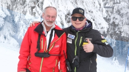 Technik delagát FIS Wilhelm Geissler a arbitr Tom Stanek