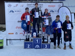 MČR 2020 obří slalom maldší junioři U18