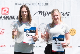 Vyhlášení ČP ženy 2. Natálie Zouharová, 3. Linda Trejbalová