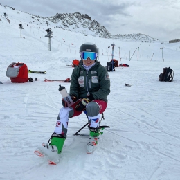 Martina Dubovská na tréninku na Mölltalu