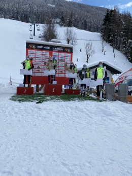 Stupně vítězů Evropský pohár SL Klausberg: M. Dubovská 4. místo