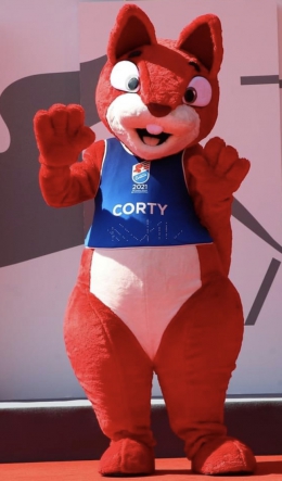 Corty = Oficiálni maskot MS 2021