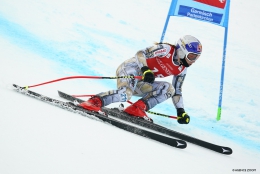 Ester Ledecká v boji o bedny na SP v Ga-Pa, kde v prvním SG brala 6. místo