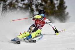 Gabriela Capová v prvním kole druhého SL SP v Aare