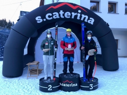 Vojtěch Kučera na 2. místě v prvním SG v Santa Caterině