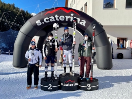 Vojtěch Kučera na 3. místě ve druhém SG v Santa Caterině