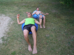 cvičení na balančních míčích