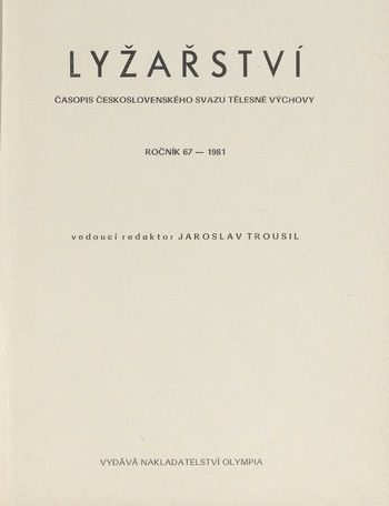 Lyžařství 1981